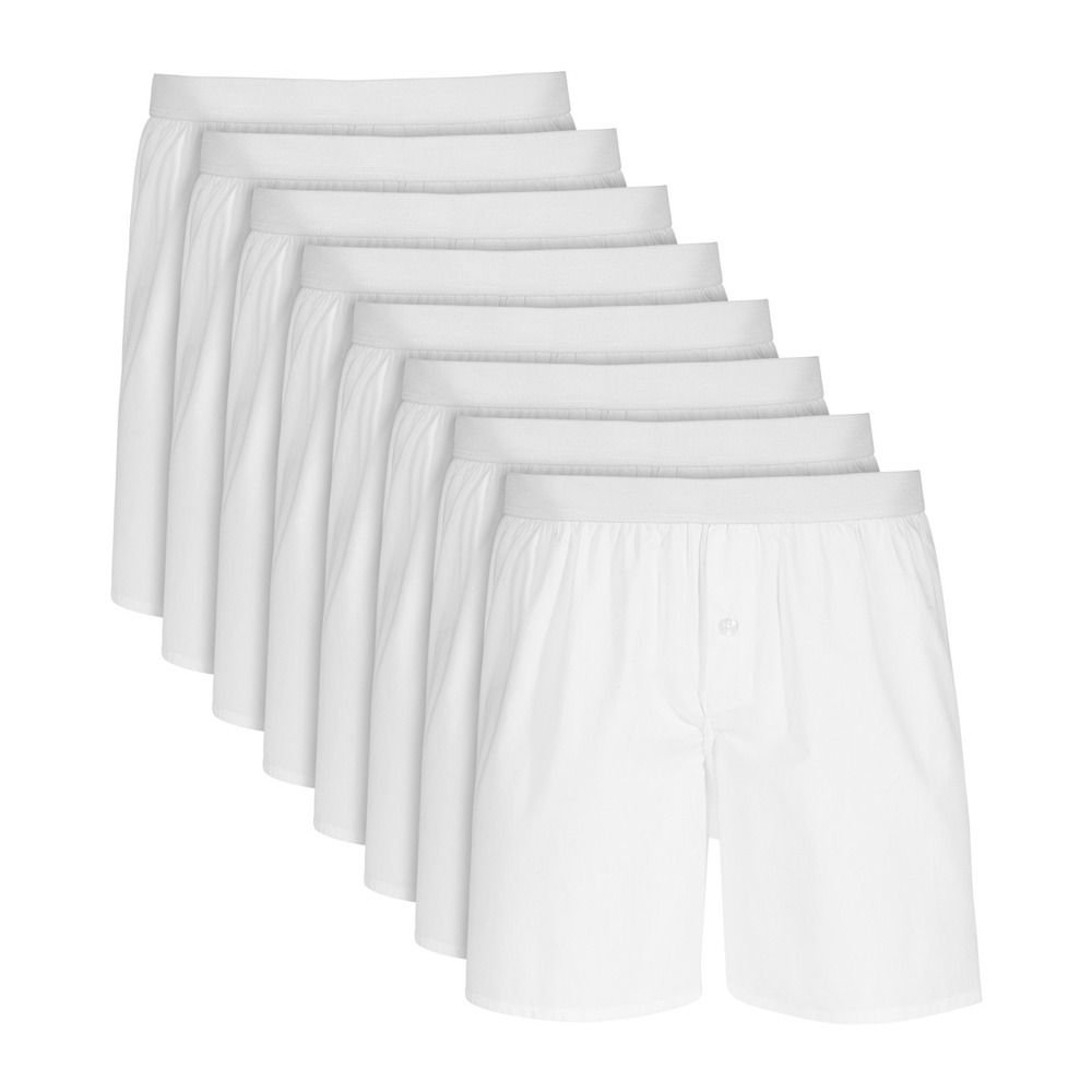 Club Room Boxers Mens XXL White Woven 4-Pack Tagless Comfort Fit Underwear NWT